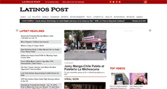 Desktop Screenshot of latinospost.com