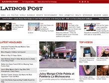 Tablet Screenshot of latinospost.com